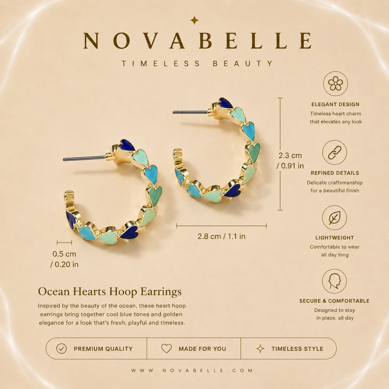Ocean Heart Hoops