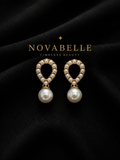 Teardrop Pearl Studs