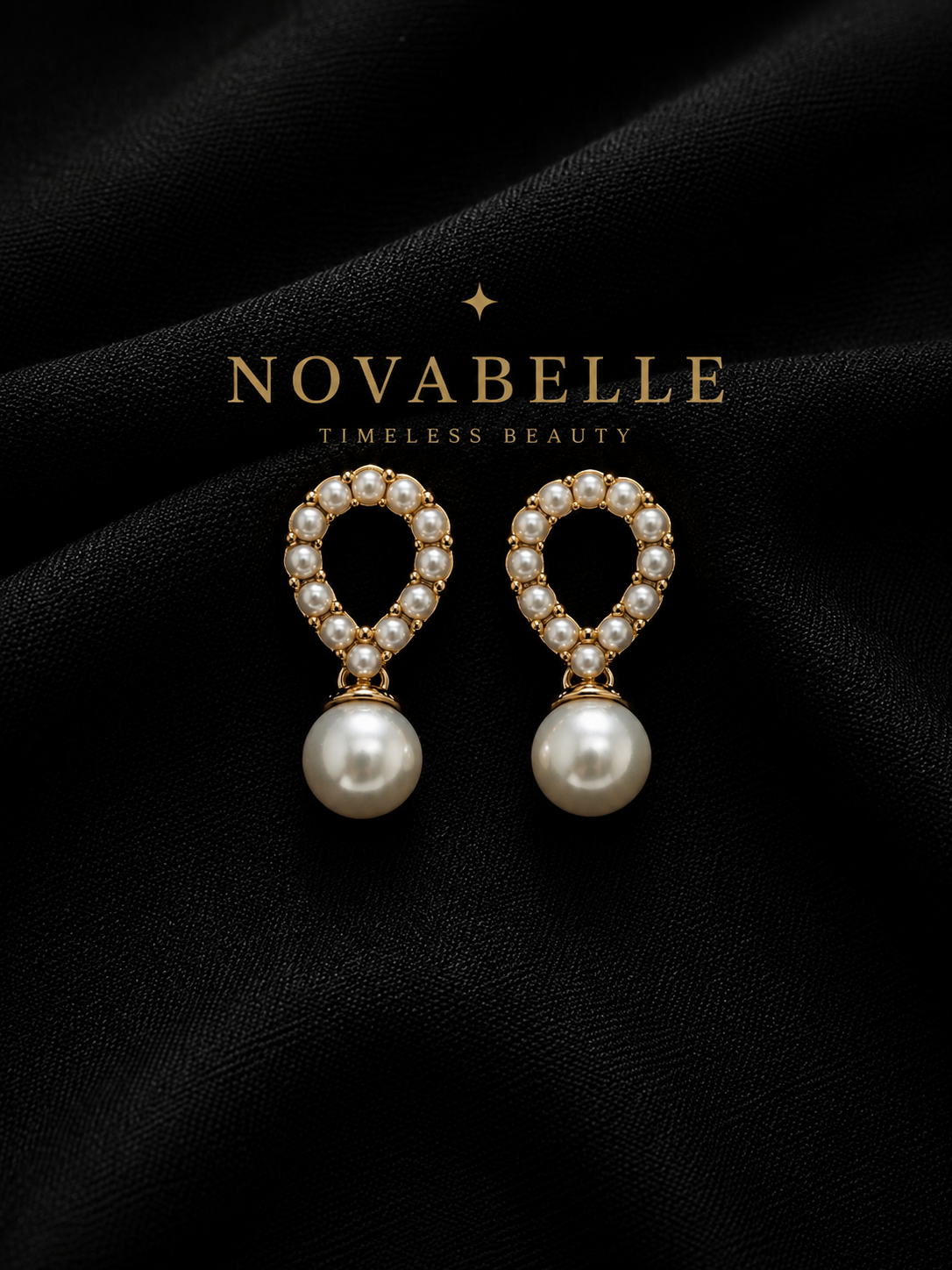 Teardrop Pearl Studs