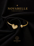 Golden Heart Glow Bracelet