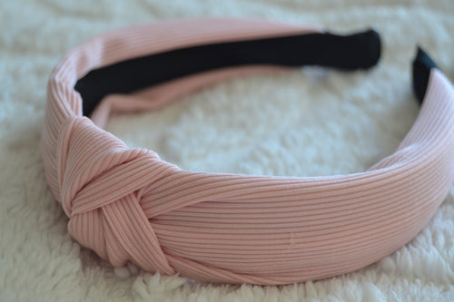 Blush Elegance Knot Headband