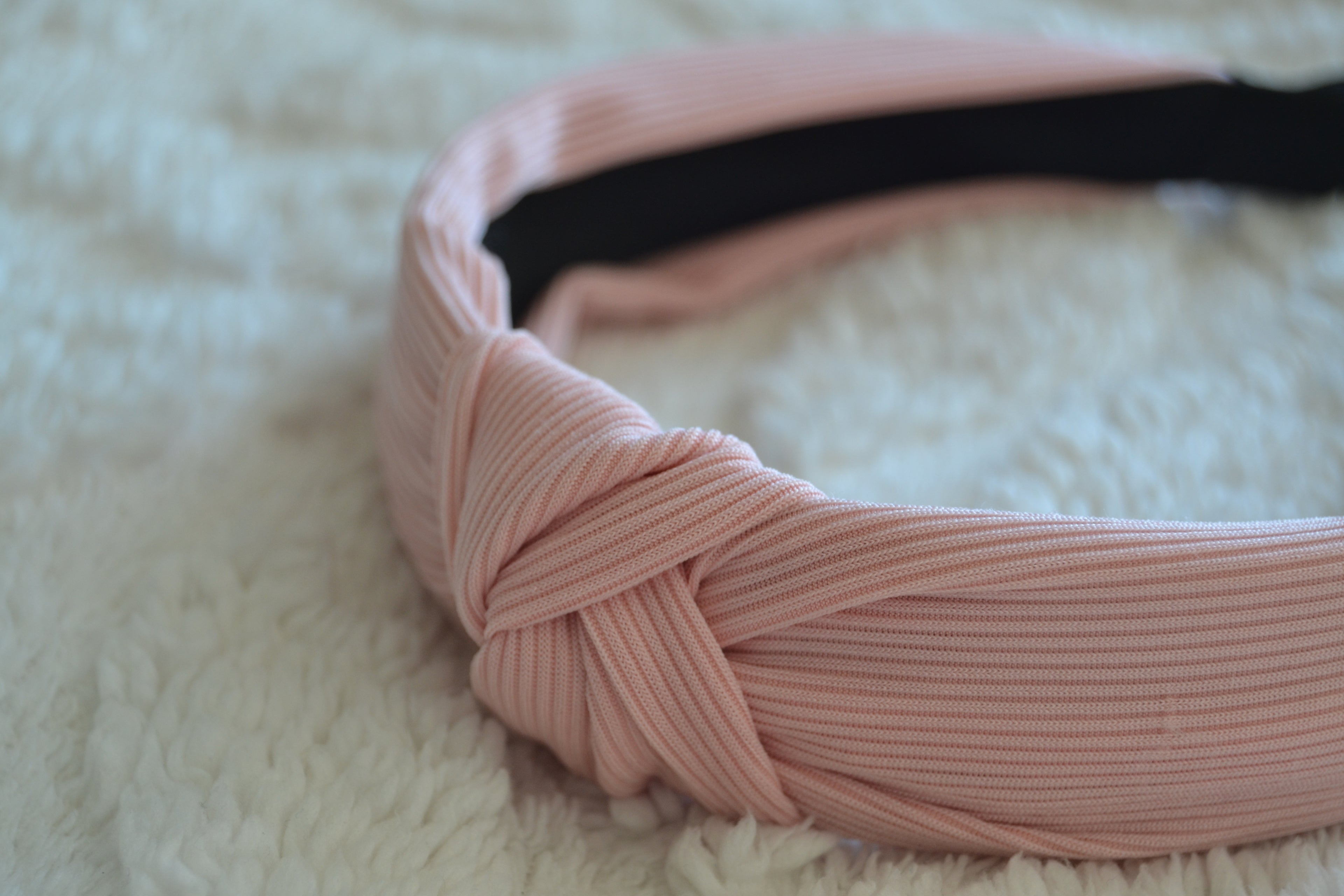 Blush Elegance Knot Headband