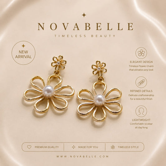Golden Bloom Earrings