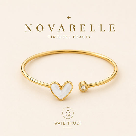 Golden Heart Glow Bracelet