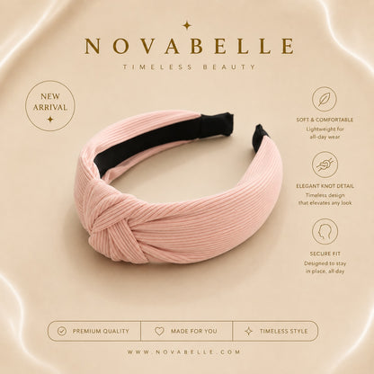 Pink Knot Headband