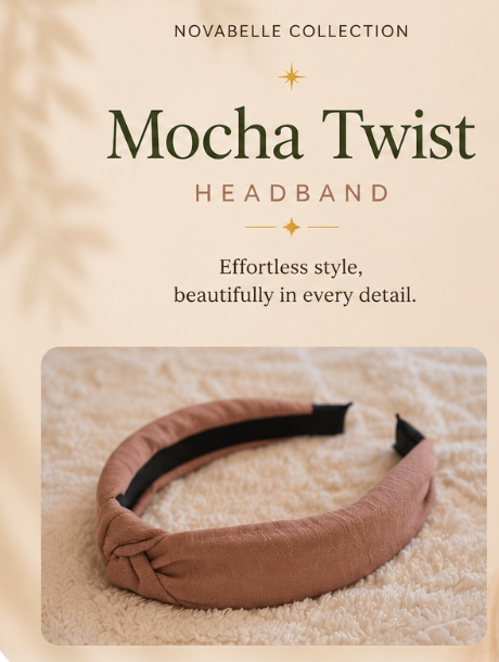 Mocha Twist Headband