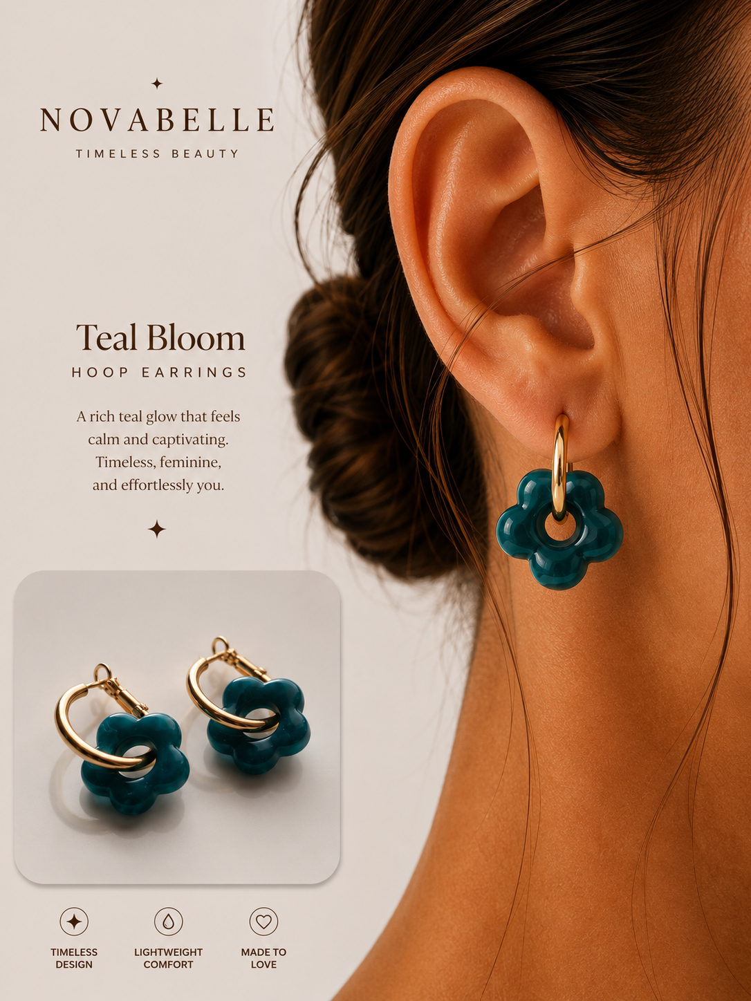 Teal Bloom Blossoms