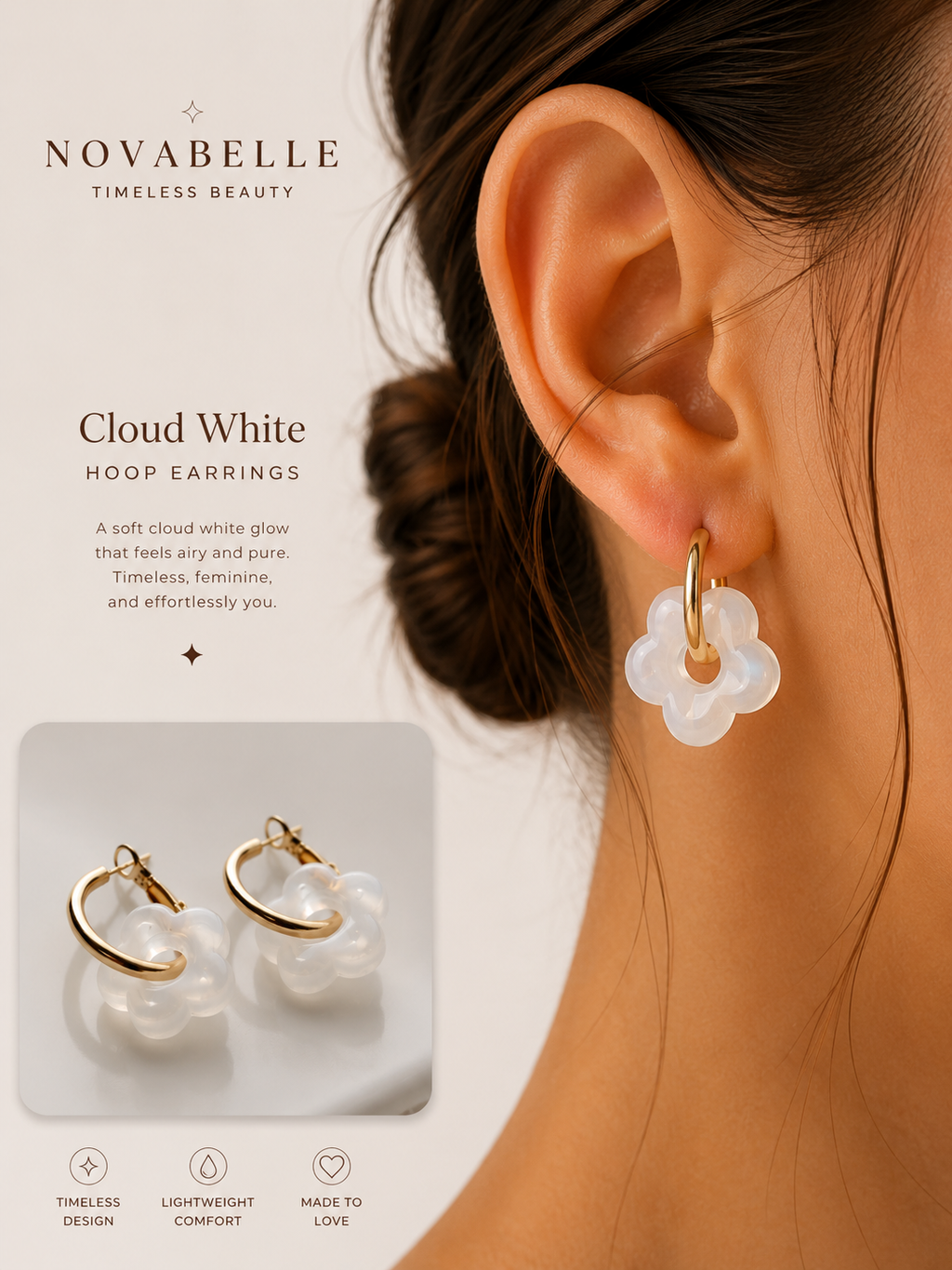 Cloud White Blossoms