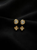 Golden Gem & Bloom Studs