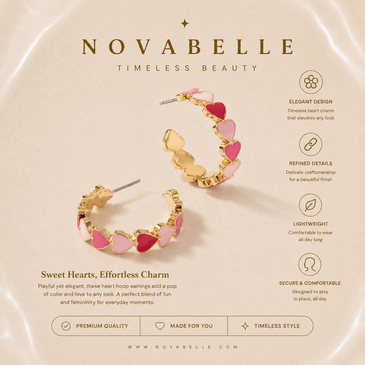 Sweet Hearts Hoops